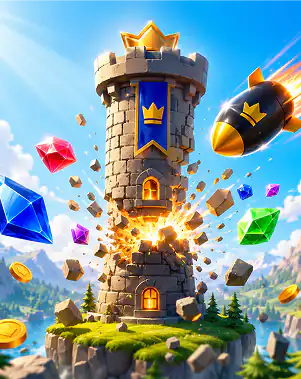 Tower Rush Game Features:
